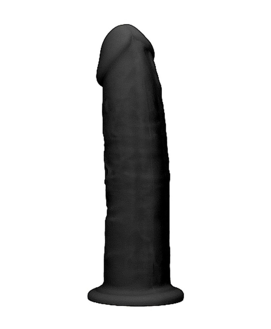 Zagięte silikonowe dildo mocna przyssawka 15 cm