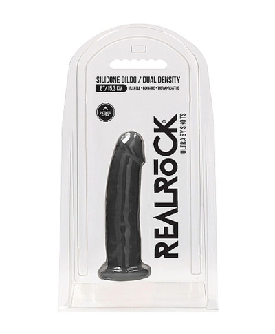 Zagięte silikonowe dildo mocna przyssawka 15 cm