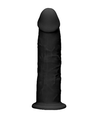 Zagięte silikonowe dildo mocna przyssawka 15 cm