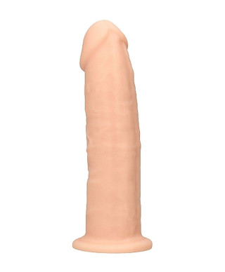 Żylaste silikonowe dildo mocna przyssawka 15 cm