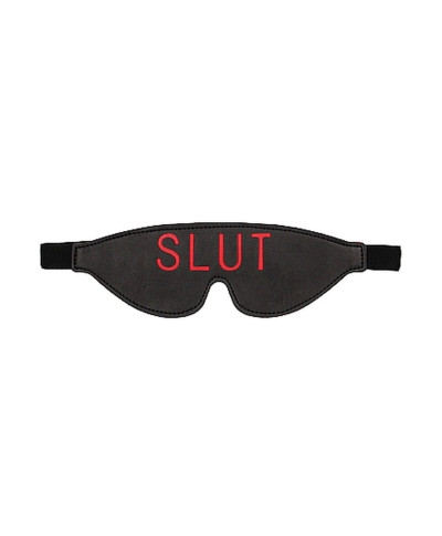 Ouch Blindfold - SLUT - Black