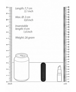 Mini wibrator mały masażer łechtaczki 10trybów 7cm