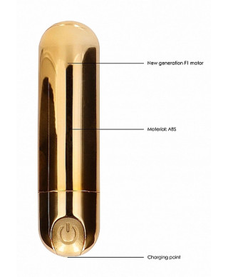 10 Speed Rechargeable Bullet - Gold