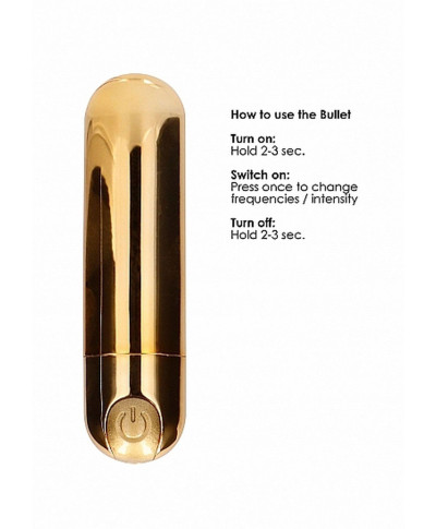 10 Speed Rechargeable Bullet - Gold