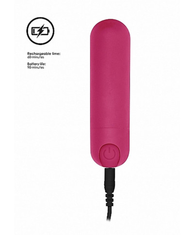 10 Speed Rechargeable Bullet - Pink