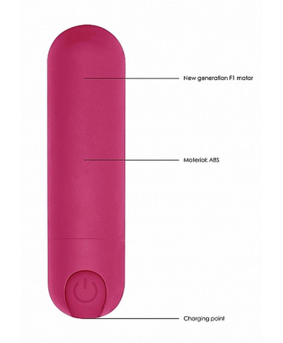 10 Speed Rechargeable Bullet - Pink