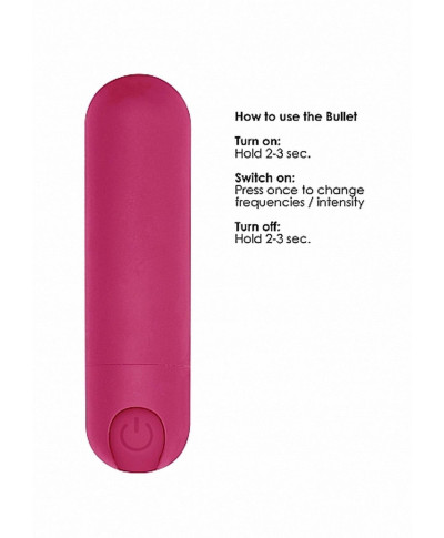 10 Speed Rechargeable Bullet - Pink