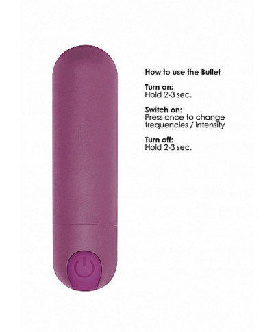 10 Speed Rechargeable Bullet - Purple