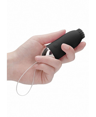 Jayden - Dual Rechargeable Vibrating Remote Toy - Black