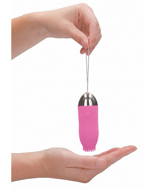 Jayden - Dual Rechargeable Vibrating Remote Toy - Pink