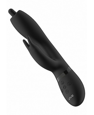 Nilo - Pinpoint Rotating G-spot Rabbit - Black