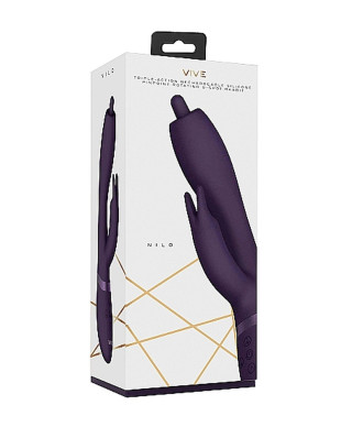 Wibrator Nilo - Pinpoint Rotating G-spot Rabbit - Purple