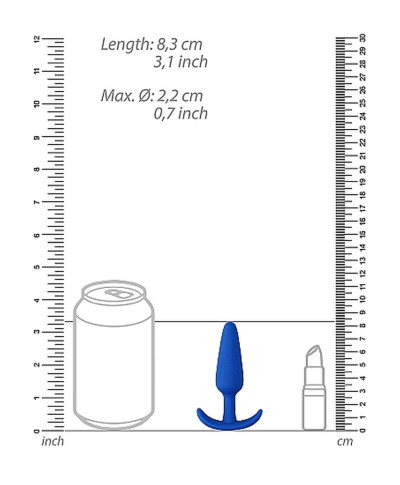 Wodoodporny silikonowy korek analny zatyczka 75cm