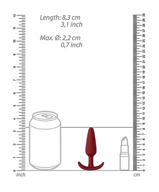 Silikonowy wodoodporny korek analny zatyczka 75cm