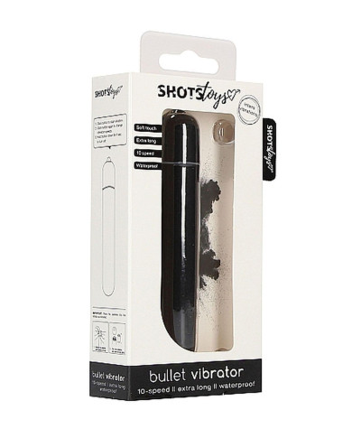 Bullet Vibrator - Extra Long - Black