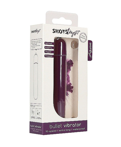 Bullet Vibrator - Extra Long - Purple