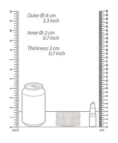 N0 92 - Reversible Masturbator and Bumper - Transparent