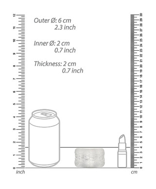 N0 94 - Reversible Masturbator and Bumper - Transparent