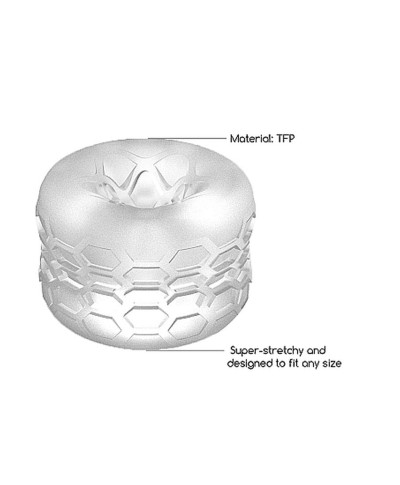 N0 94 - Reversible Masturbator and Bumper - Transparent