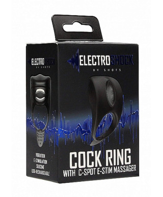 Cock Ring - C-spot Massager - Black