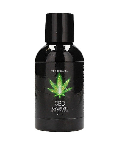 CBD - Bath and Shower - Luxe Travel set - Green Tea Hemp Oil