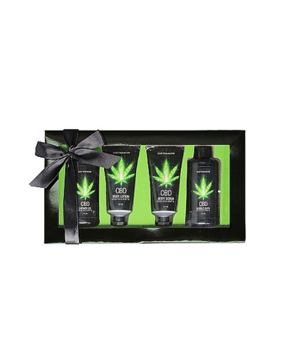 CBD - Bath and Shower - Luxe Gift set - Green Tea Hemp Oil