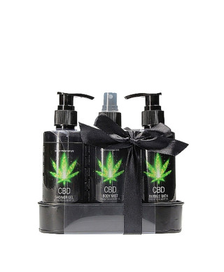 CBD - Bath and Shower - Care set - Green Tea Hemp Oil