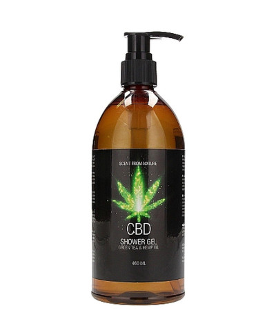 CBD - Bath and Shower - Luxe Care set - Green Tea Hemp Oil