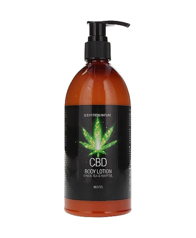 CBD - Bath and Shower - Luxe Care set - Green Tea Hemp Oil