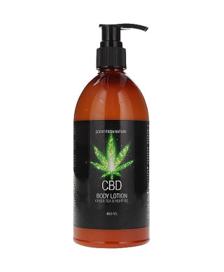 CBD - Bath and Shower - Luxe Care set - Green Tea Hemp Oil