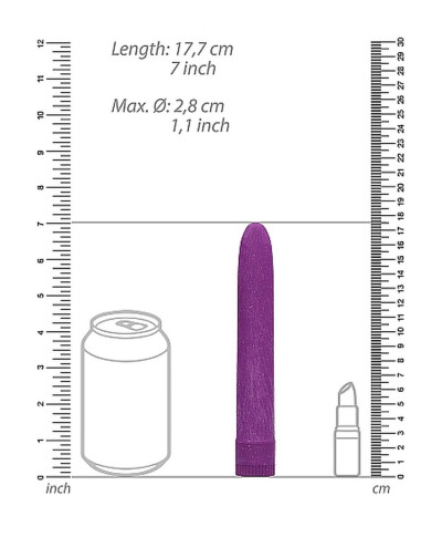 7 Vibrator - Biodegradable - Purple