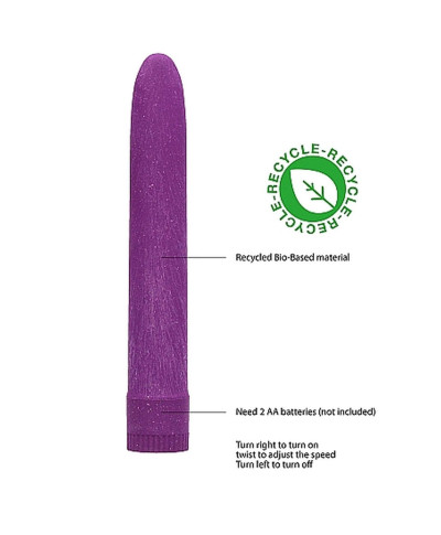 7 Vibrator - Biodegradable - Purple