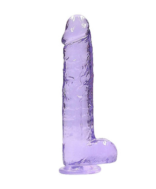 Silikonowe grube dildo z mocną przyssawką 25 cm