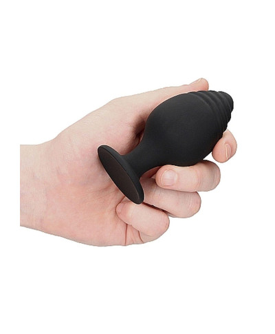 Rippled Butt Plug Set - Black