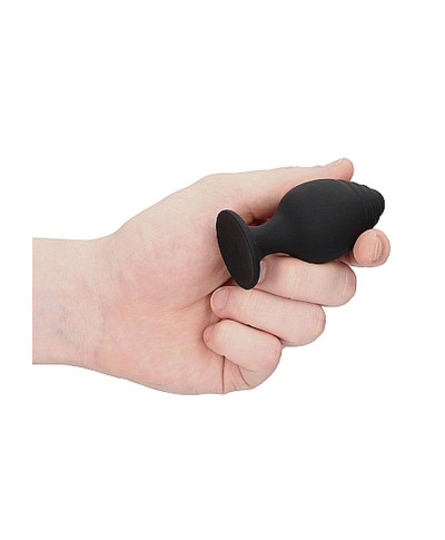 Rippled Butt Plug Set - Black