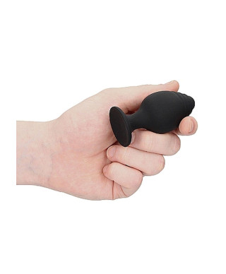 Rippled Butt Plug Set - Black