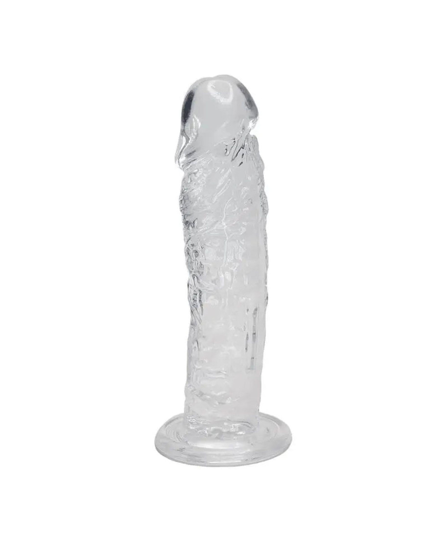 Przezroczyste dildo silikonowe z przyssawką 193cm