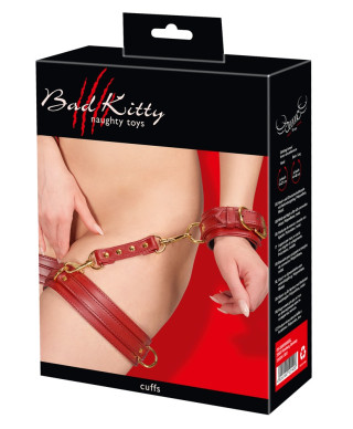 Kajdanki Zestaw Bad Kitty HandLeg Restraints