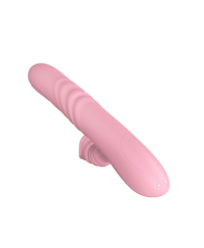 Wibrator posuwisty z sex masażerem 20 trybów 23cm