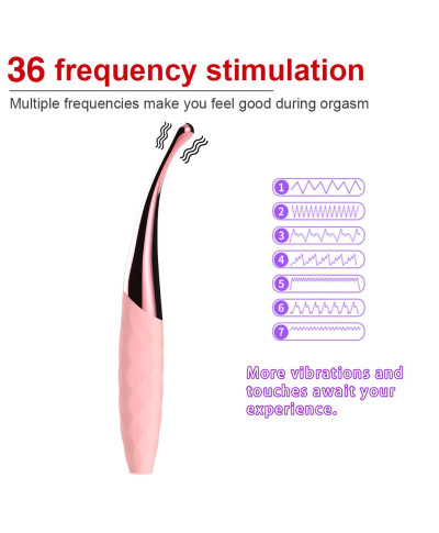 Wibrator stymulator masażer łechtaczki 36tryb 15cm