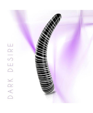 FeelzToys - Glazzz Glass Dildo Dark Desire