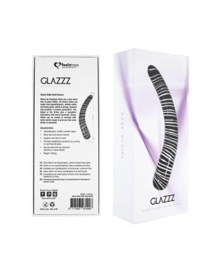 FeelzToys - Glazzz Glass Dildo Dark Desire