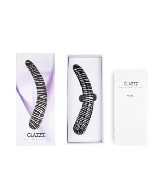 FeelzToys - Glazzz Glass Dildo Dark Desire