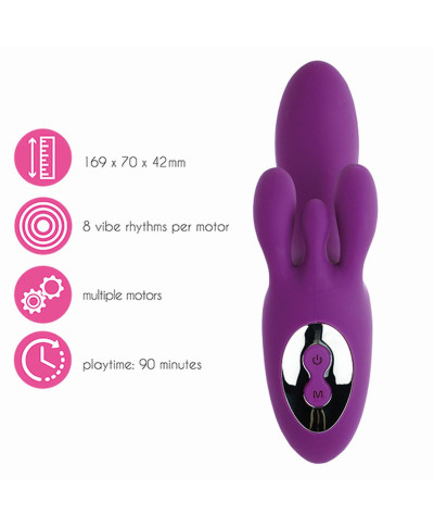 FeelzToys - TriVibe G-Spot Vibrator met Clitoris Schaamlippen Stimulatie Paars