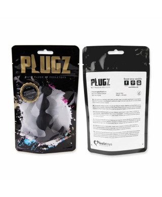 FeelzToys - Plugz Butt Plug Black Nr 4