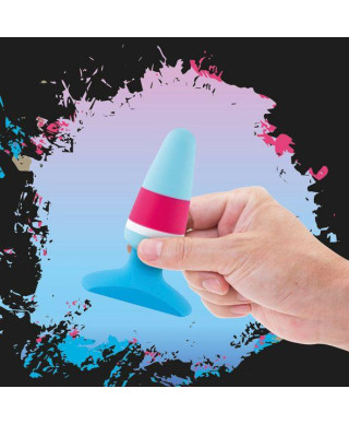 Silikonowy korek analny z uchwytem zatyczka 9 cm