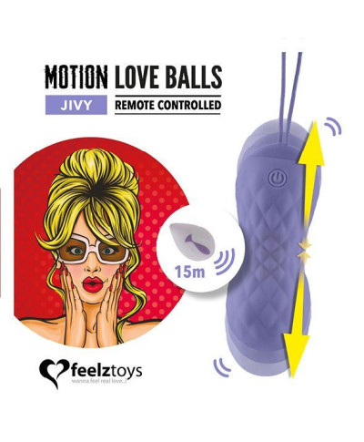 FeelzToys - Remote Controlled Motion Love Balls Jivy