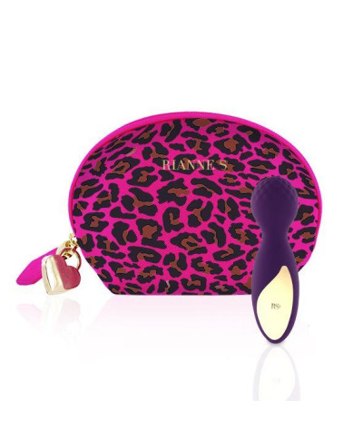 RS - Essentials - Lovely Leopard Mini Wand Deep Purple