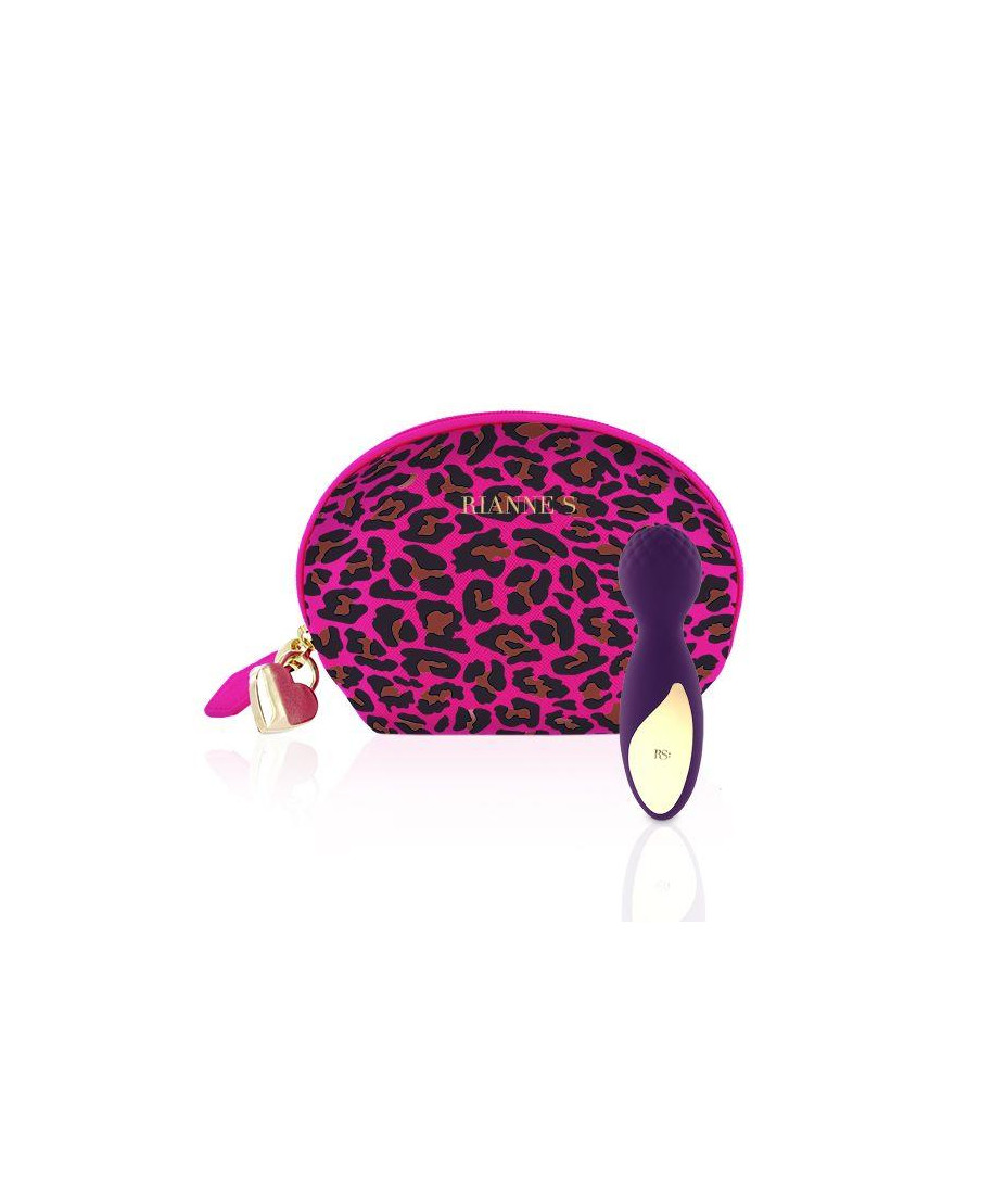 RS - Essentials - Lovely Leopard Mini Wand Deep Purple