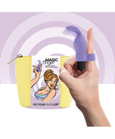 FeelzToys - Magic Finger Vibrator Paars Fioletowy